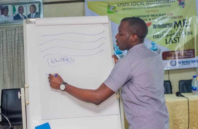 Training at the Lagos Ministry